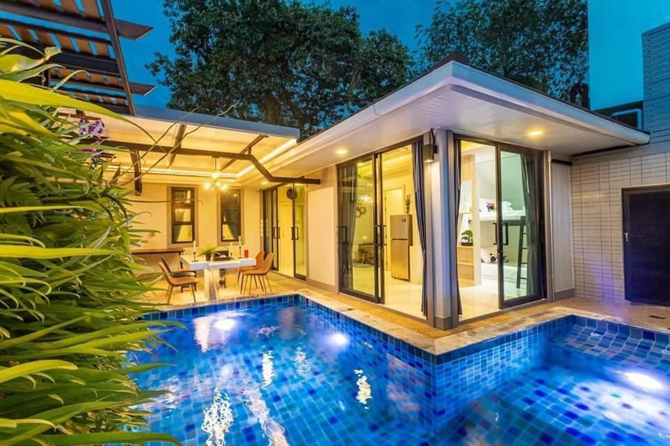 Nut & Non Pool Villa By Duangtham Ban Khlong Haeng Exterior foto